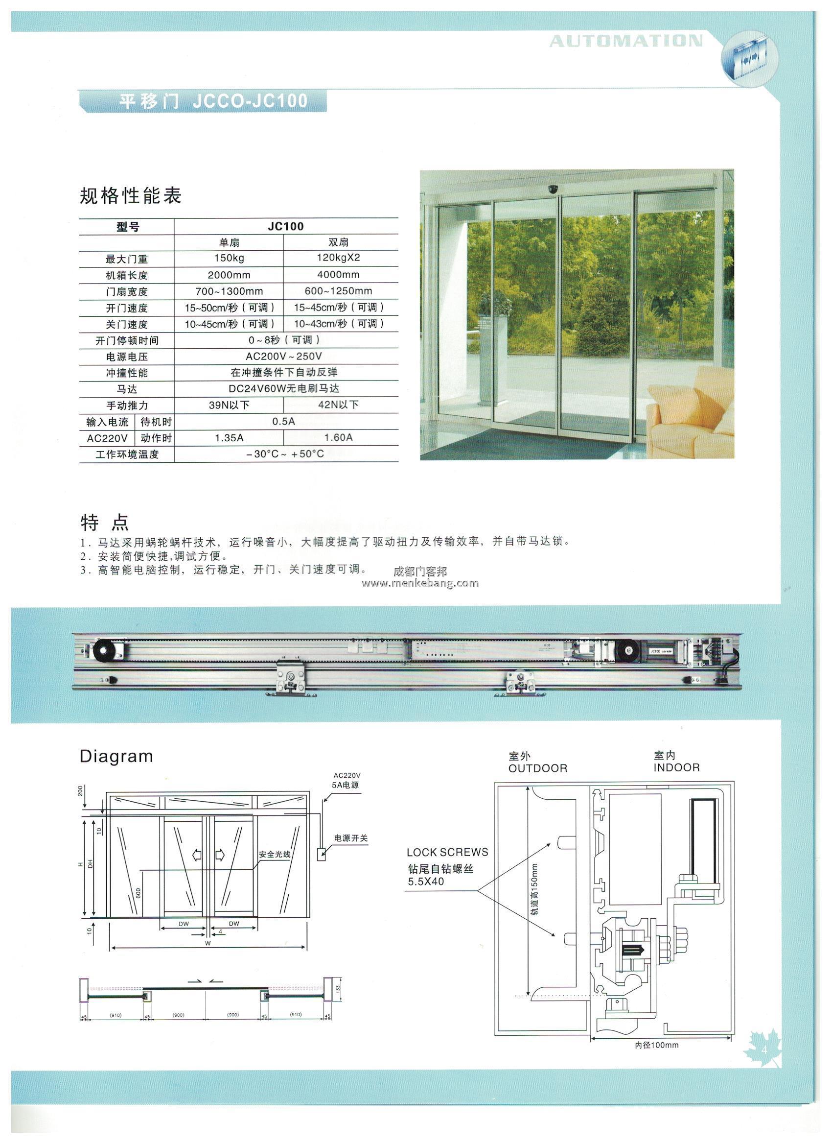 jcco自動門,jcco自動門說明書