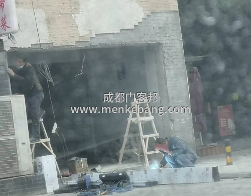 成都雙流無人酒店感應門案例