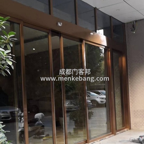 不銹鋼酒店自動門案例